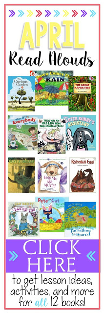 Are you looking for April Read Alouds that your students will love? We've got 12 read alouds with activities that you can use in your class tomorrow!