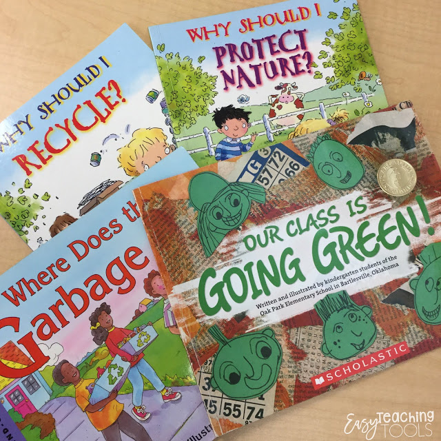 I am going to share a few of my favorite "Protecting Mother Nature" books and some activities that you can do in your class for Earth Day.