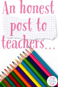 Do you feel pressure from the teaching community as a result of social media? You're not alone. I've got a few suggestions to help you!