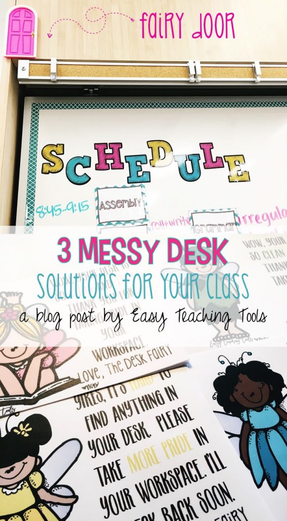 I've got 3 messy desk solutions for you. Are messy desks driving you crazy in your classroom? I've got 3 messy desk solutions you can use tomorrow as well as some freebies!