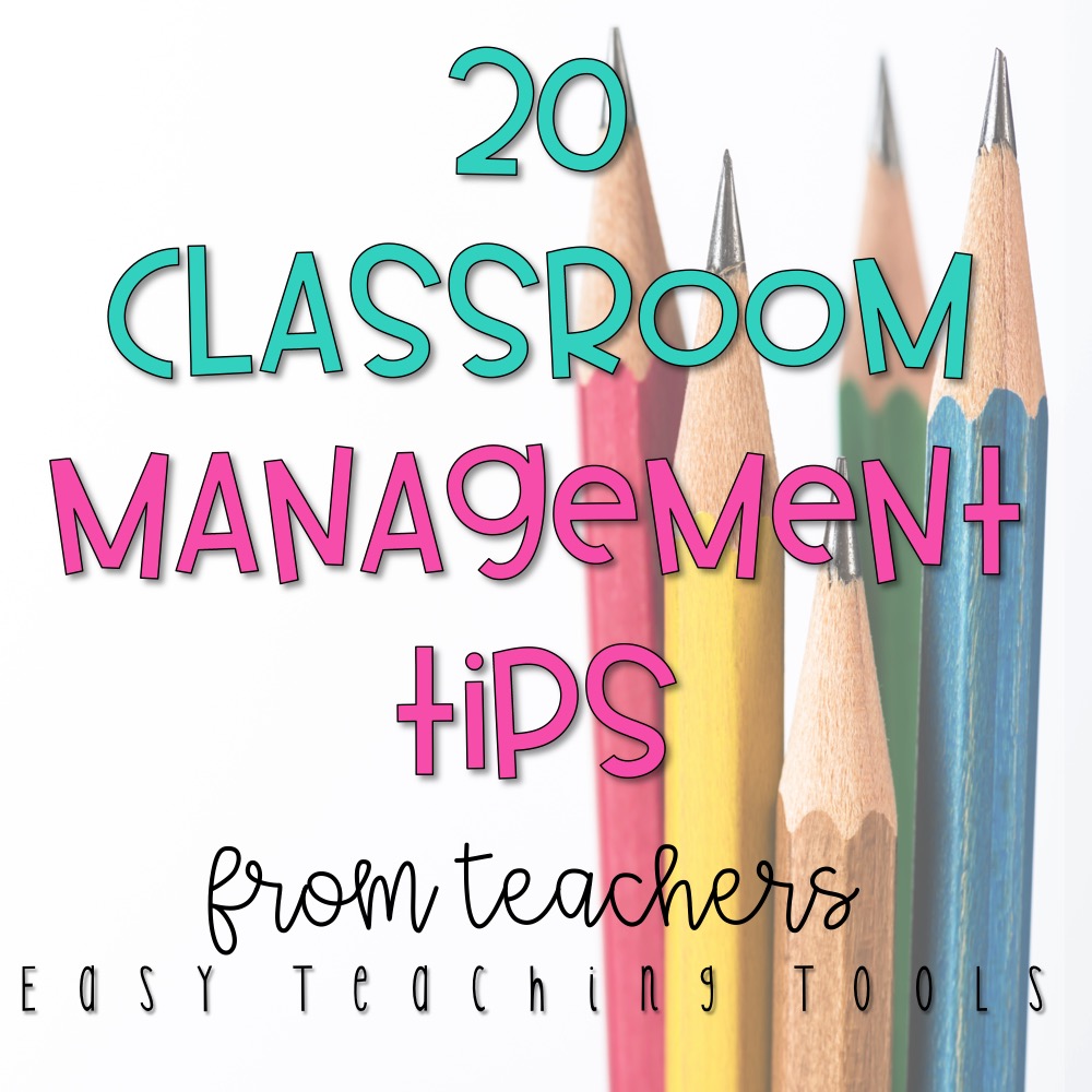 Are you looking for classroom management tips that really work?  Read these 20 tips that you can use in your classroom tomorrow!