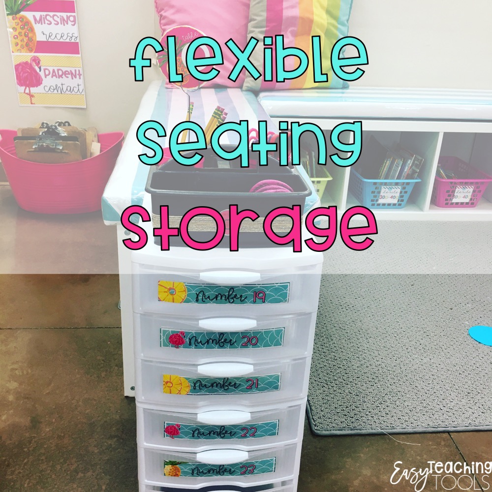 When I fully embarked on the flexible seating journey last year, I wasn't sure where my students would store all of their stuff.  Where will their books go, notebooks, and supplies?  Was I going to do community supplies, individual supplies, or a mix of both?  See what worked and didn't in our class as we tried our different flexible seating storage.