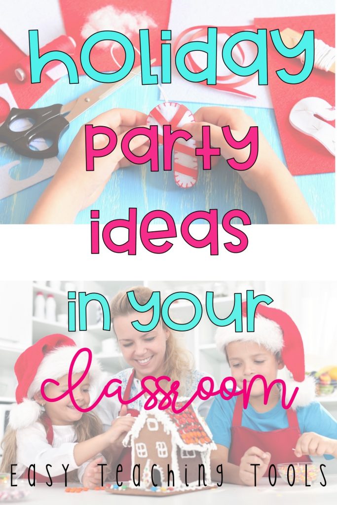 The winter holidays will be here before you know it. It is time to start thinking about what you want to do for your classroom holiday party. If you are looking for holiday party ideas in the classroom and classroom decorating help, you will love these ideas.