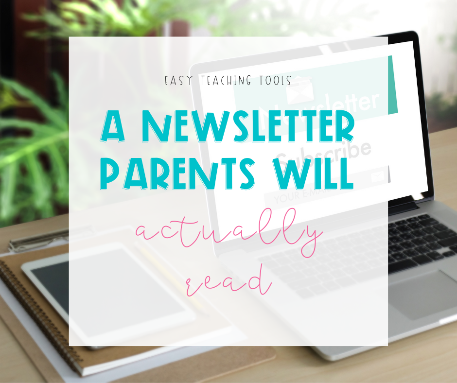 A newsletter parents will actually read. 