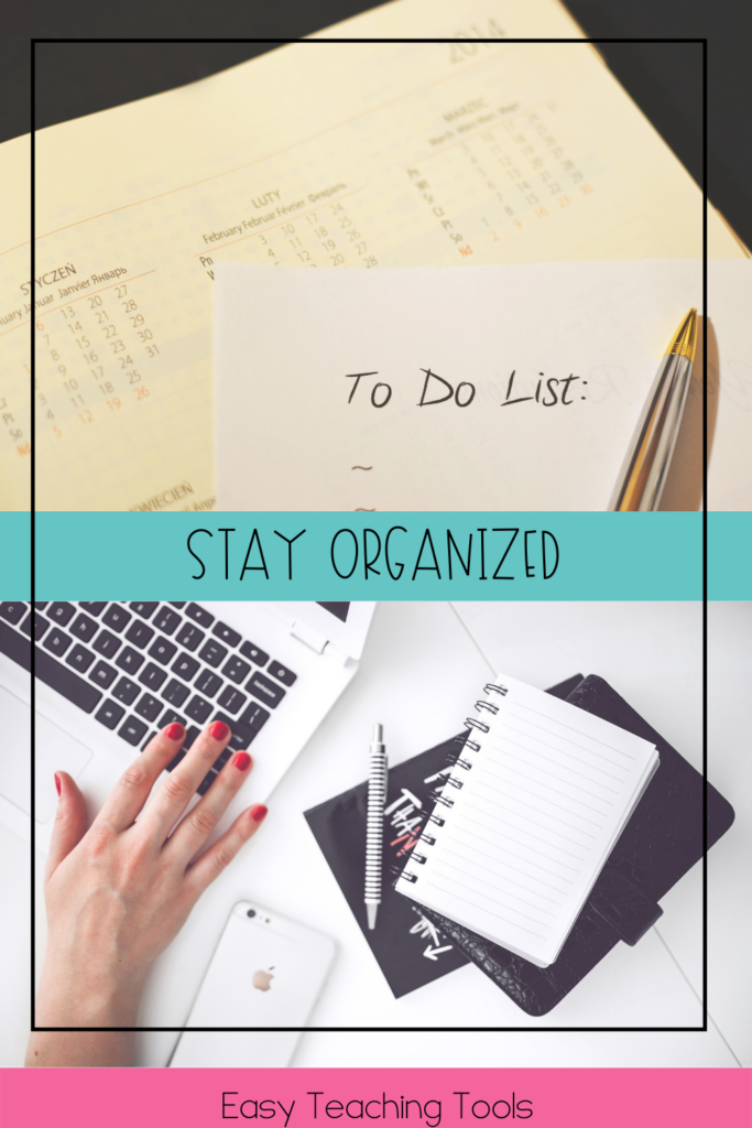 Staying organized to help with self-care
