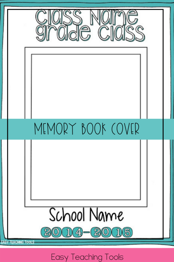 How to create the front cover of your book by taking a photograph of your students.