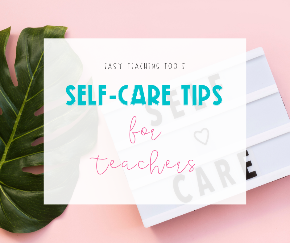 Self-care tip for teachers 